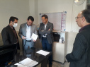 بازدید رییس دانشگاه علوم پزشکی اراک از مرکز بهداشت شهرستان اراک