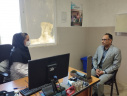بازدید سرپرست امور عمومی مرکز بهداشت شهرستان اراک از مرکز جامع سلامت داود آباد