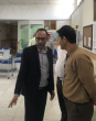 بازدید رئیس امور عمومی مرکز بهداشت شهرستان اراک از شعبه های رأی مستقر در مراکز خدمات جامع سلامت