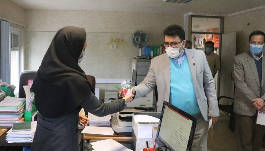 تقدیر از مدافعان سلامت مرکز بهداشت شهرستان اراک