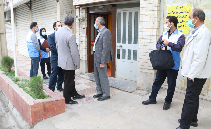 بازدید دکتر محمد دوست رئیس مرکز بهداشت شهرستان اراک