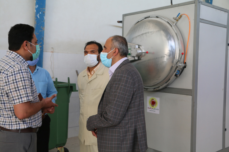 بازدید از محل واحد بی خطر سازی پسماند های پزشکی عفونی استان مرکزی