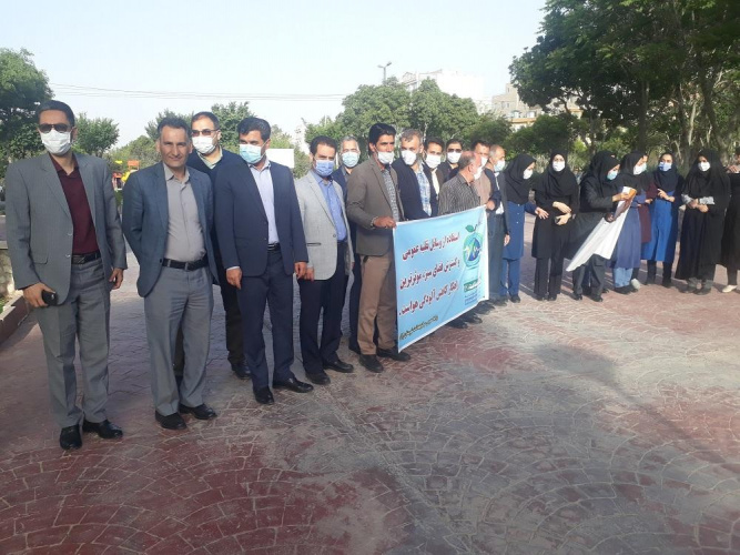 برگزاری همایش پیاده روی به مناسبت هفته سلامت