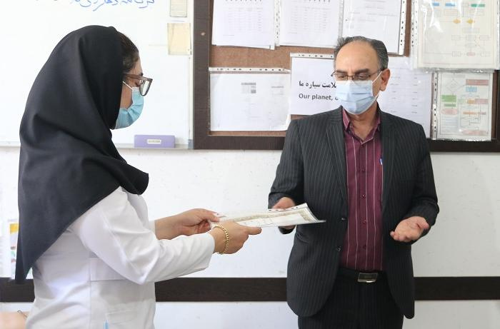 بازدید رییس مرکز بهداشت شهرستان اراک از مرکز امان آباد و خانه بهداشت سوار آباد