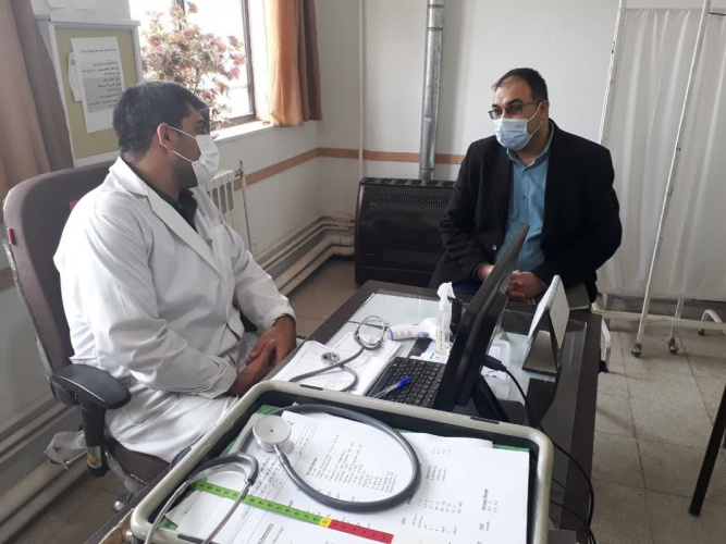 بازدید قلعه نوئی معاون مرکز بهداشت شهرستان اراک از مراکز خدمات جامع سلامت شهری و روستای