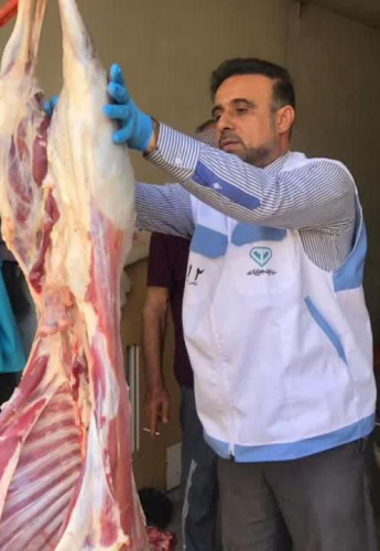 بازدید کارشناسان بهداشت محیط مرکز بهداشت شهرستان اراک از مکان های ذبح دام روز عید قربان