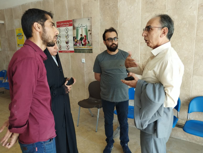 بازدید رئیس مرکز بهداشت شهرستان اراک  از مرکز خدمات جامع سلامت مهردشت