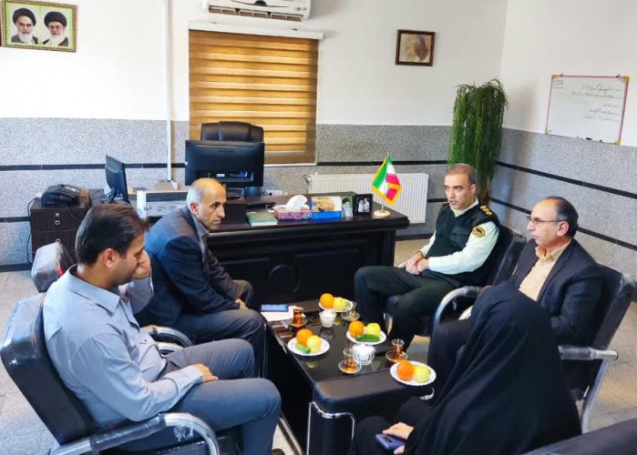 جلسه هماهنگی با مرکز درمانی سیدالشهدای  نیروی انتظامی در راستای پویش ملی غربالگری فشارخون و دیابت