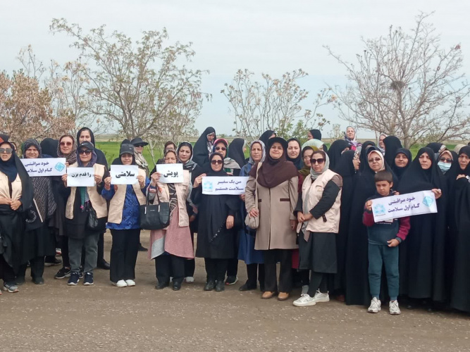 همایش پیاده روی به مناسبت هفته سلامت در منطقه گردشگری تالاب میقان