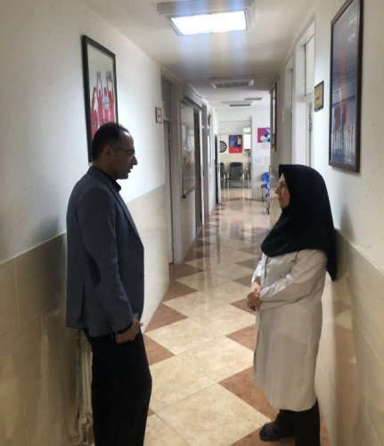 بازدید میدانی رئیس اداره امور عمومی ، از مراکز خدمات جامع سلامت شهری و روستایی