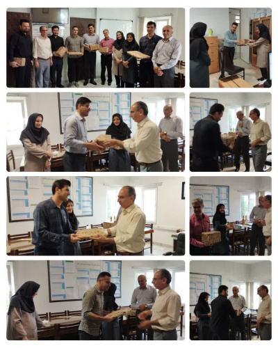 اهدای جوایز مسابقات هفته سلامت مردان