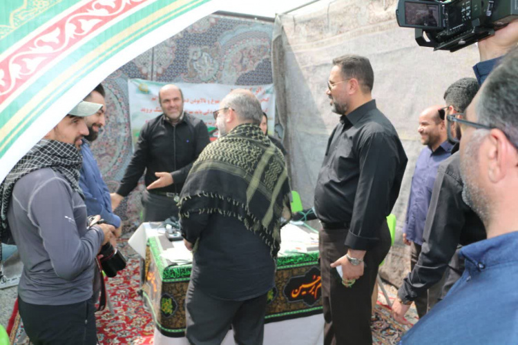 برپایی موکب سلامت در مراسم پیاده روی اربعین حسینی