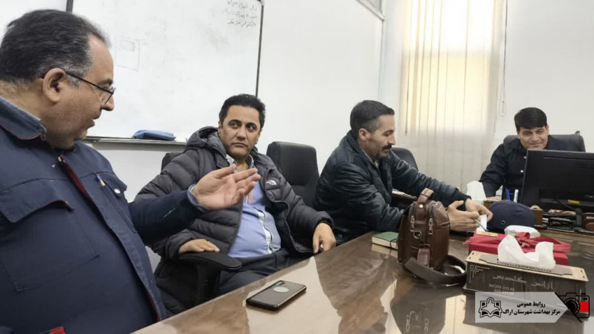 بازدیدکارشناسان بهداشت حرفه ای مرکز بهداشت اراک از صنایع