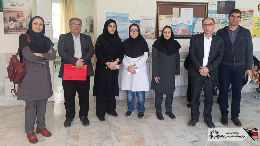 بازدید رئیس اداره پیشگیری از اعتیاد از مراکز خدمات جامع سلامت شهر اراک