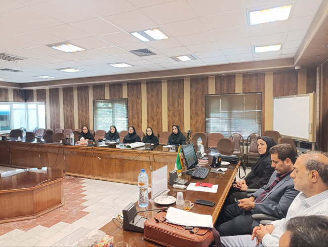 جلسه آموزشی وهماهنگی ممیزان ومشاوران بهداشتی دفاتر خدمات سلامت شهرستان اراک