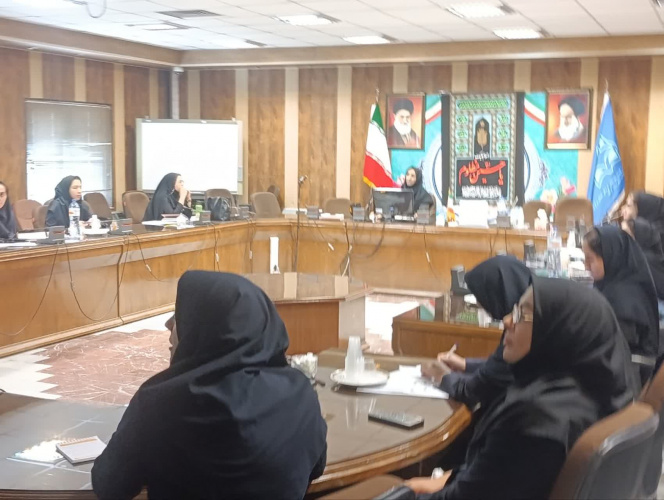 جلسه ستاد هماهنگی جوانی جمعیت مرکز بهداشت شهرستان اراک