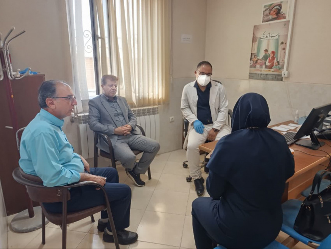 بازدید معاون بهداشت دانشگاه علوم پزشکی اراک از مراکز خدمات جامع سلامت روستایی