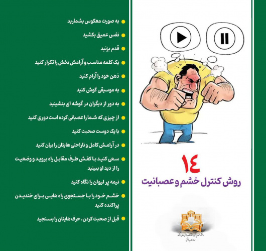 ۱۴ روش کنترل خشم و عصبانیت