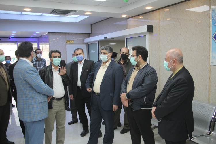 بازدید دکتر کریمی نماینده محترم مردم شریف اراک ، خنداب و کمیجان در مجلس از مرکز جامع تصویربرداری بیمارستان امیرکبیر