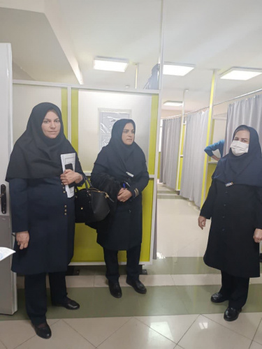 بازدید مسئول ستاد نوروزی دانشگاه علوم پزشکی اراک از بیمارستان امیرکبیر