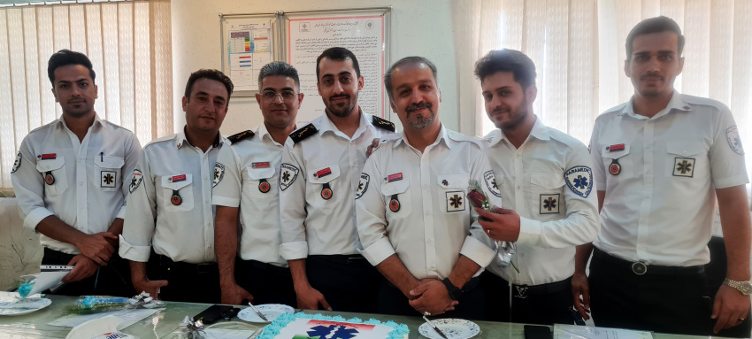 آیین تجلیل از پرسنل فوریتهای پزشکی و اورژانس ۱۱۵