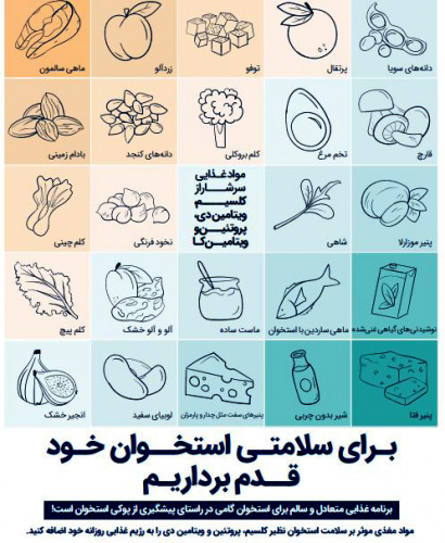 مواد مغذی موثر بر سلامت استخوان