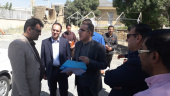 بازدید دکتر سید محمدجمالیان،سرپرست دانشگاه علوم پزشکی استان مرکزی به همراه فرماندار فراهان ،معاون درمان دانشگاه و مدیر شبکه بهداشت و درمان فراهان ازپروژه در حال ساخت خیرساز مرکز خدمات جامع سلامت روستایی فشک