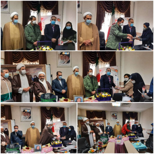 مورخ بیستم آذر ماه به مناسبت گرامیداشت میلاد حضرت زینب(س) و روز پرستار طی مراسمی با حضور امام جمعه ،فرماندار،خادمین آستان قدس رضوی،شورای شهر،رئیس شبکه از پرستاران بیمارستان فرهنگ خسروانی فراهان تقدیر و تشکر بعمل آمد.