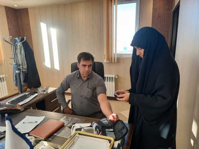 بخشدار بخش خنجین شهرستان فراهان  به پویش ملی سلامت پیوست