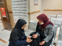 اجرای پویش ملی سلامت در بیمارستان فرهنگ خسروانی