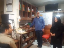 بازدید سرزده مدیر بیمارستان فرهنگ خسروانی