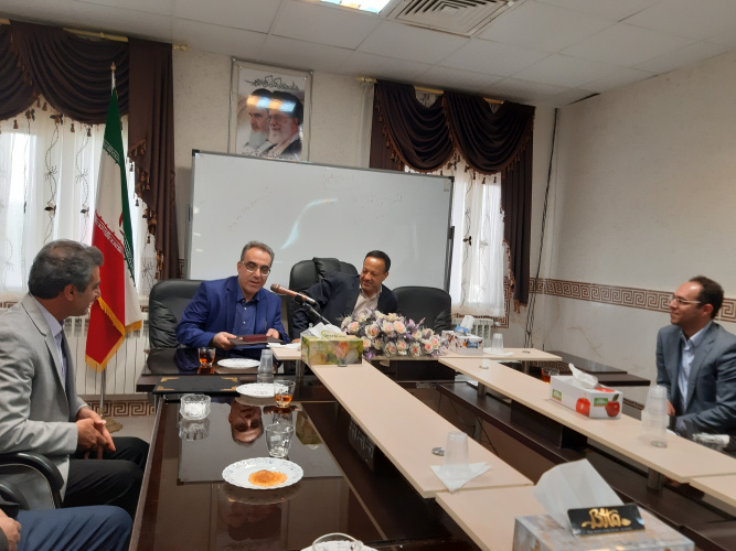 مراسم تودیع و معارفه مدیر بیمارستان فرهنگ خسروانی