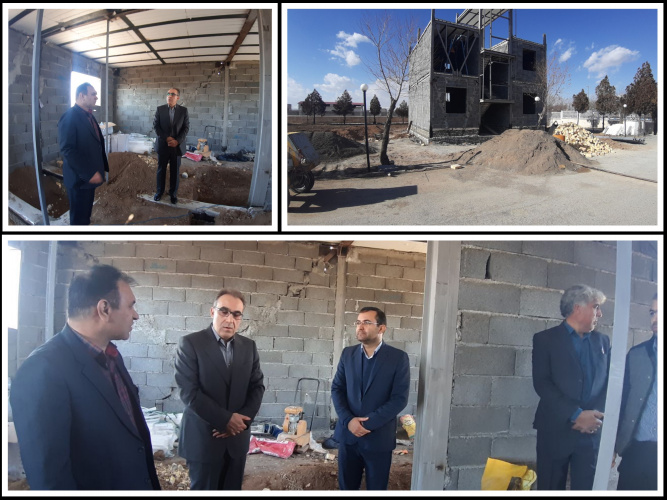بازدید معاونت درمان دانشگاه علوم پزشکی از پروژه خانه پزشک بیمارستان
