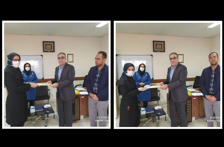 قدردانی از کارشناسان تجهیزات و مدارک پزشکی بیمارستان
