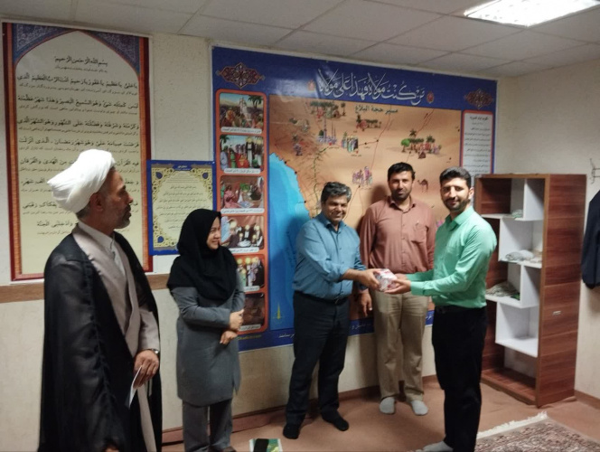 مراسم گرامیداشت روز عید غدیرخم در بیمارستان فرهنگ خسروانی
