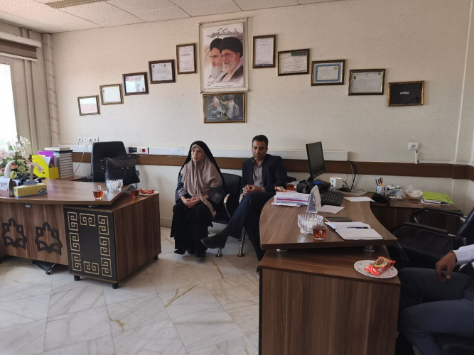 بازدید مدیر منابع انسانی دانشگاه علوم پزشکی اراک  از بیمارستان فرهنگ خسروانی فراهان