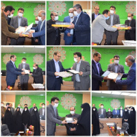 تجلیل بنیاد شهید و امور ایثارگران استان از هسته گزینش دانشگاه
