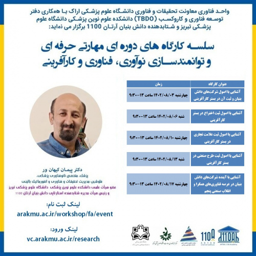 کارگاه های دوره ای مهارتی حرفه ای و توانمندسازی