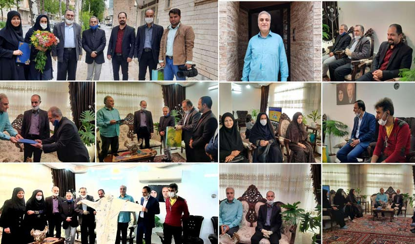 مدافعین سلامت از قهرمان ملی تقدیر کردند.