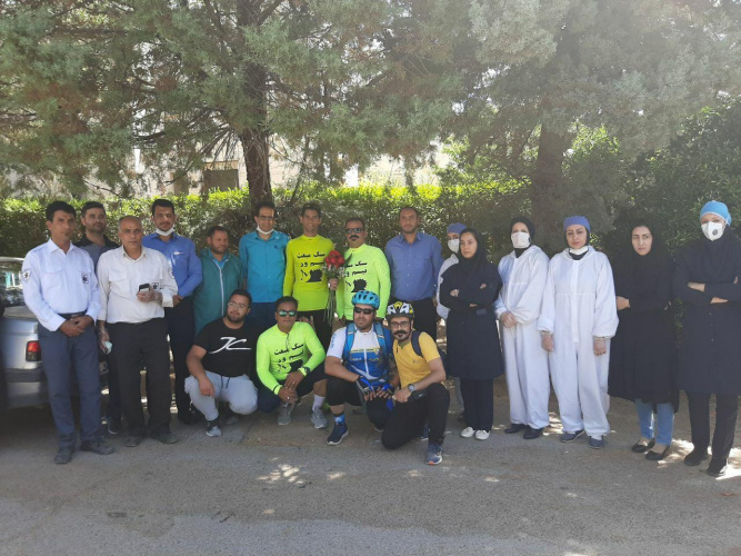 سفیر سلامت مسیر دلیجان تا محلات را روبه عقب دوید