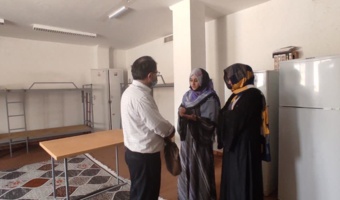 The visit of the director of international affairs of the university to Masoumeh and Reyhaneh dormitories