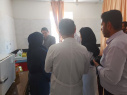 بازدید دکتر امانی رییس دانشگاه علوم پزشکی اراک از مرکز جامع سلامت روستای آقداش