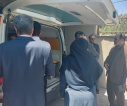 بازدید دکتر امانی رییس دانشگاه علوم پزشکی اراک از مرکز جامع سلامت روستای آقداش