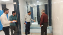 بازدید بهداشت محیط از استخر شنای آموزشی شهرستان خنداب