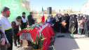آیین استقبال از پیکر مطهر شهید گمنام در شبکه بهداشت و درمان خنداب برگزار شد