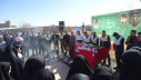 آیین استقبال از پیکر مطهر شهید گمنام در شبکه بهداشت و درمان خنداب برگزار شد