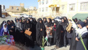 آیین استقبال از پیکر مطهر شهید گمنام در شبکه بهداشت و درمان خنداب برگزار شد