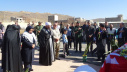 آیین استقبال از پیکر مطهر شهید گمنام در شبکه بهداشت و درمان خنداب برگزار شد
