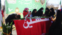 آیین استقبال از پیکر مطهر شهید گمنام در شبکه بهداشت و درمان خنداب برگزار شد