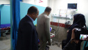 بازدید رئیس دانشگاه علوم پزشکی اراک از شبکه بهداشت و درمان و بیمارستان مهر شهرستان خنداب